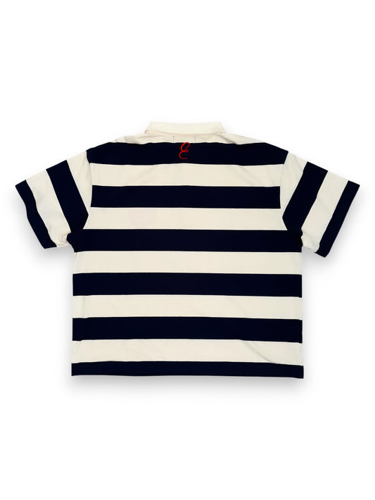 Exousia Studios Striped Polo